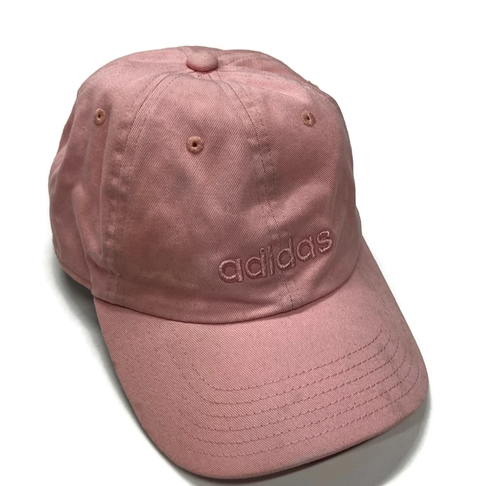 Adidas Hat Cap Pink Aeroready One Size Adjustable Golf Tennis‎ Running